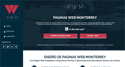 Desktop Screenshot of paginaswebmty.com